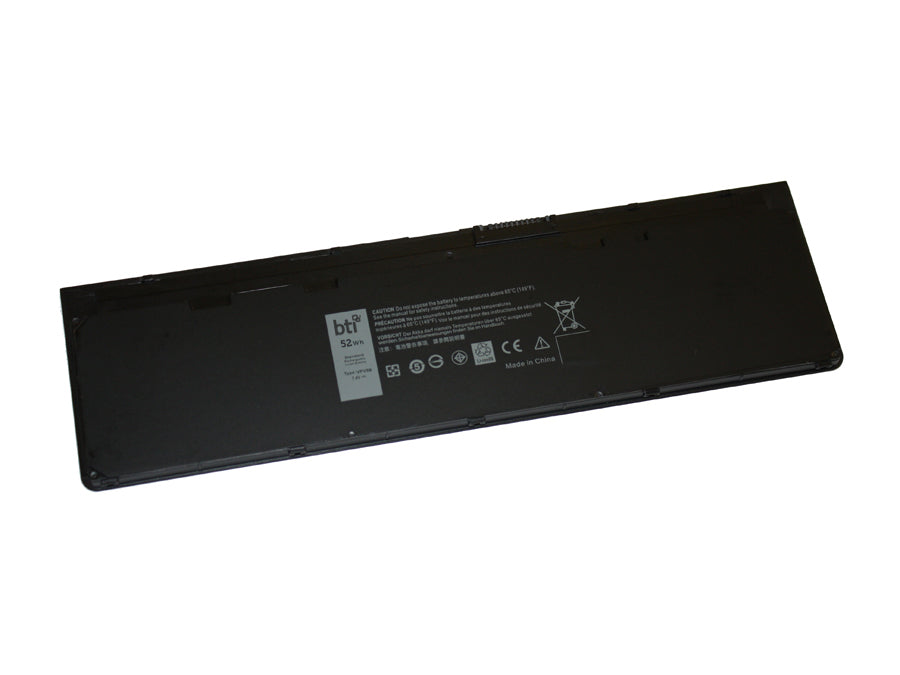 BTI Notebook-Akku – für Dell Latitude E7240/E7250 – 52 Wh, 7,4 V (4 Zellen) – Schwarz