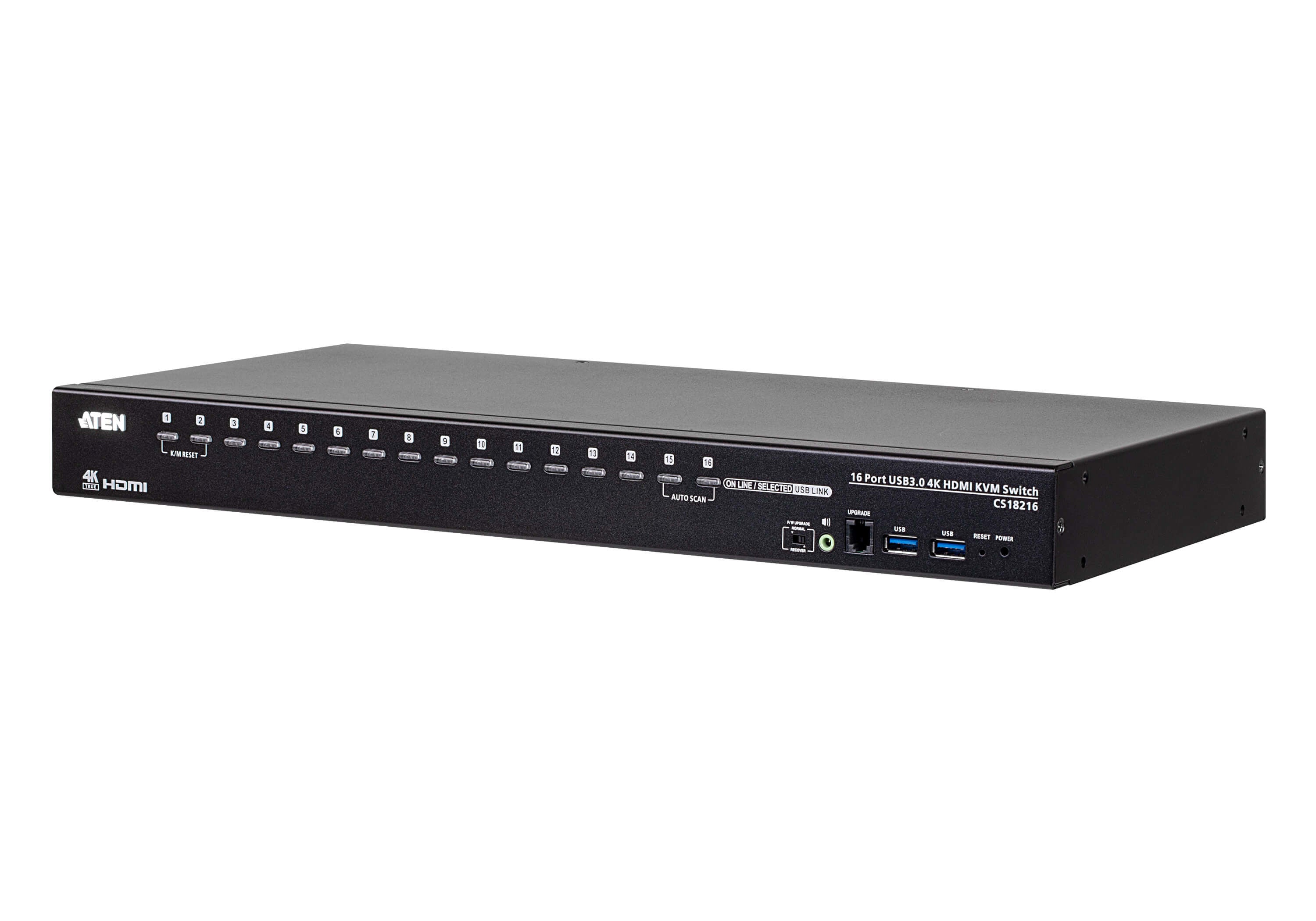 ATEN CS18216 – KVM-Switch – 16-Port, HDMI – 4096 × 2160 @ 60 Hz, Audio