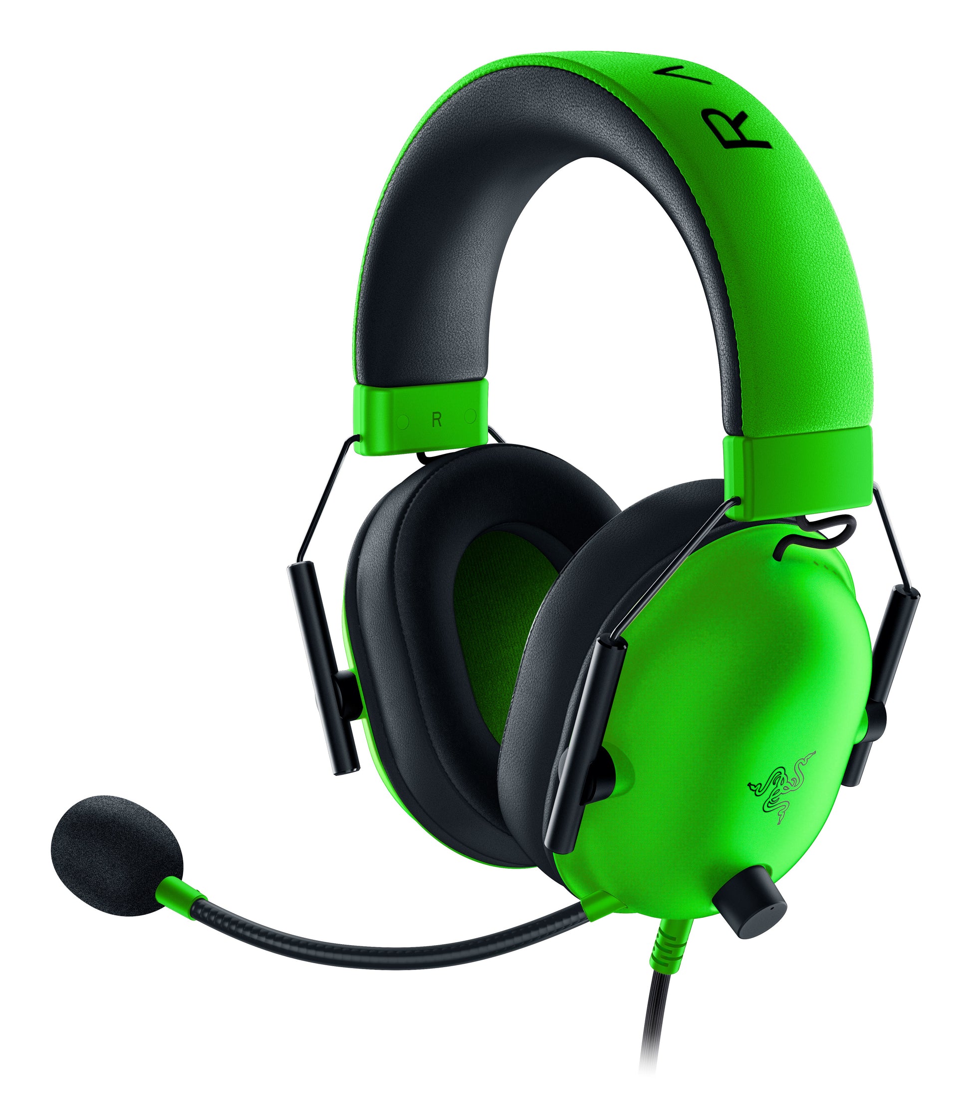 Razer BlackShark V2 X Gaming-Headset – Over-Ear, Stereo, Kabelgebunden, 3,5 mm Klinke, Grün/Schwarz