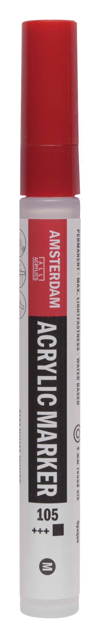 Royal Talens Amsterdam Acrylmarker – Titanweiss