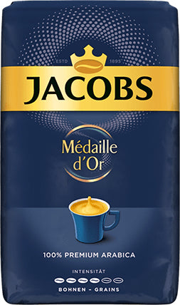 Jacobs Médaille d'Or – Kaffeebohnen – Café Crème, mittel, 1 kg