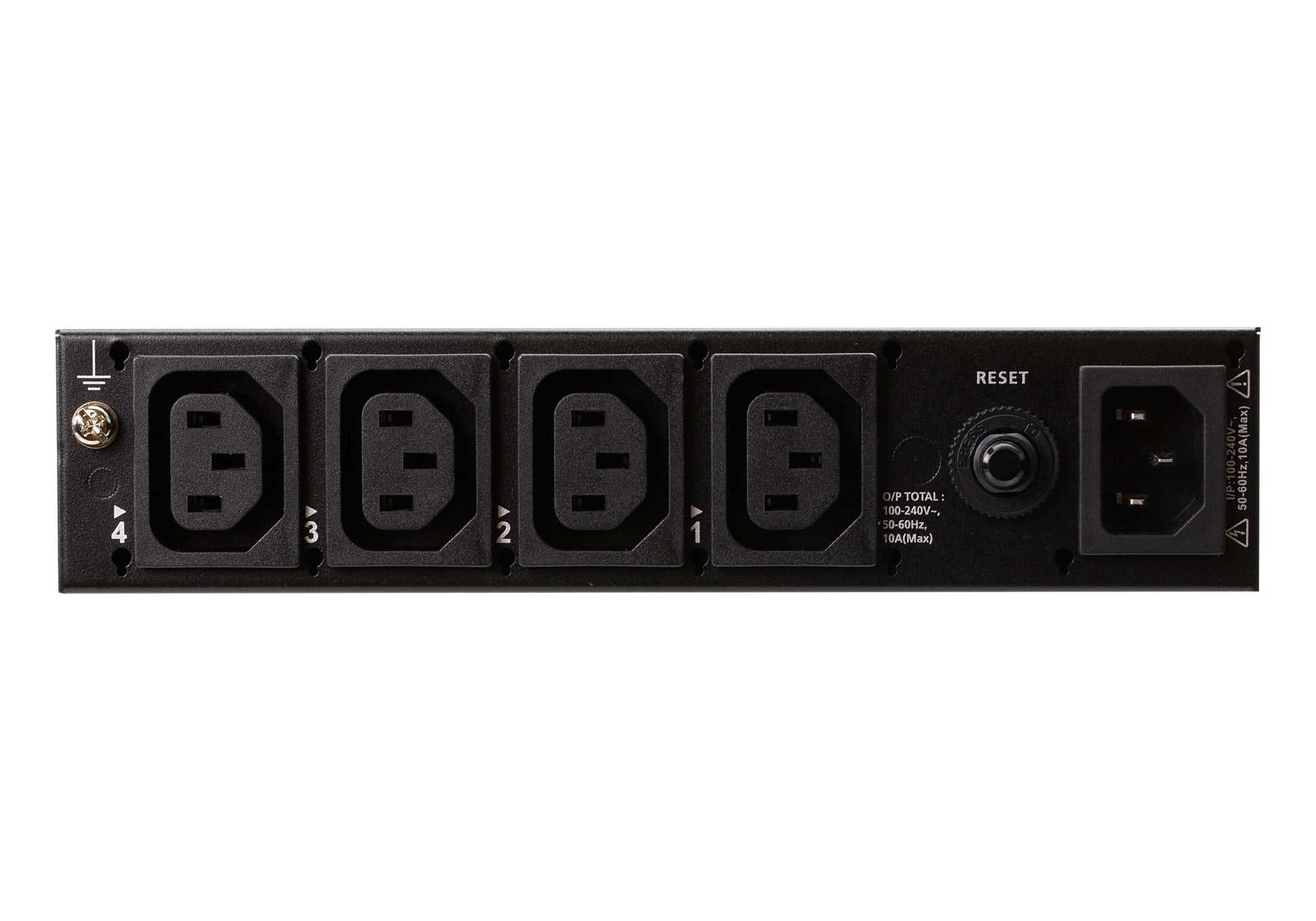 ATEN PE4104G IP Power Switch C13×4 – 1U Rack, IEC C14 Eingang, 3 m Kabel – Schwarz