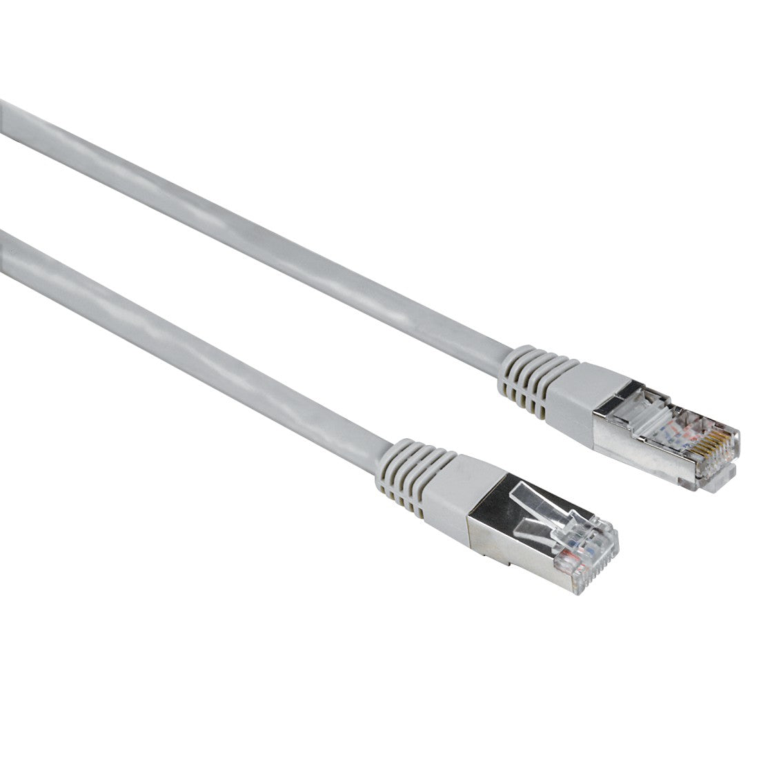 Hama Patchkabel – 5 m, RJ45, Grau – für PC, Notebook