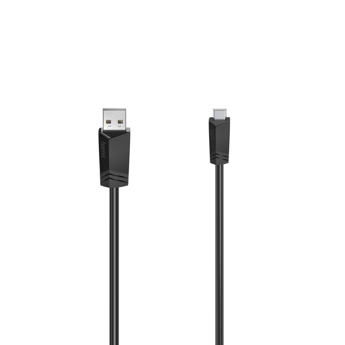 Hama USB-Kabel, USB-A zu Mini-USB, 1,5 m, USB 2.0, für Digitalkamera, Festplatte, MP3-Player