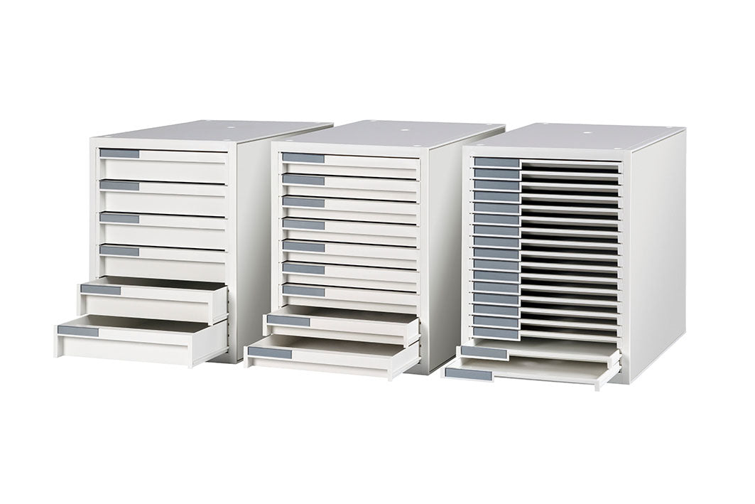 Styro Schubladenelement – für Format A4 – 270 × 340 × 345 mm