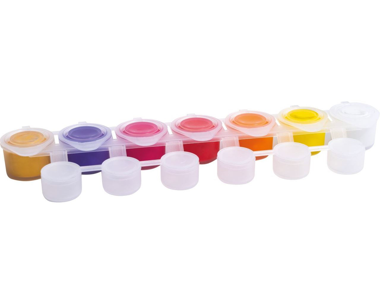 Eberhard Faber EFA Plast KIDS – Modelliermasse-Set – 2 kg, 14 Töpfchen Schulmalfarbe, Weiss