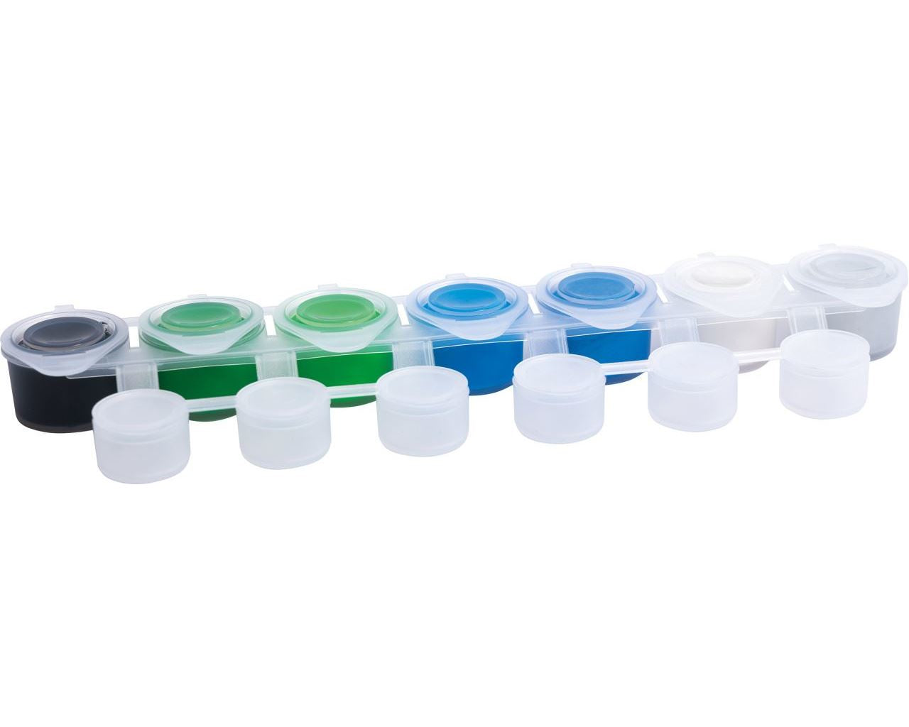 Eberhard Faber EFA Plast KIDS – Modelliermasse-Set – 2 kg, 14 Töpfchen Schulmalfarbe, Weiss