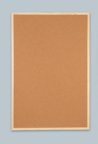 Dufco Pinnwand – Kork, Holzrahmen – 60 × 90 cm