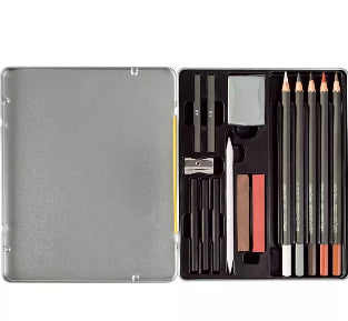 Eberhard Faber Artist Color Zeichenset – 16er-Set, Metalletui