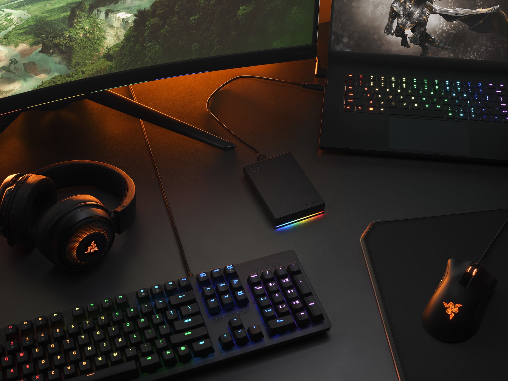 Seagate FireCuda Game Drive Speichergerät – 2 TB, USB 3.2 Gen 1, für Windows, Mac