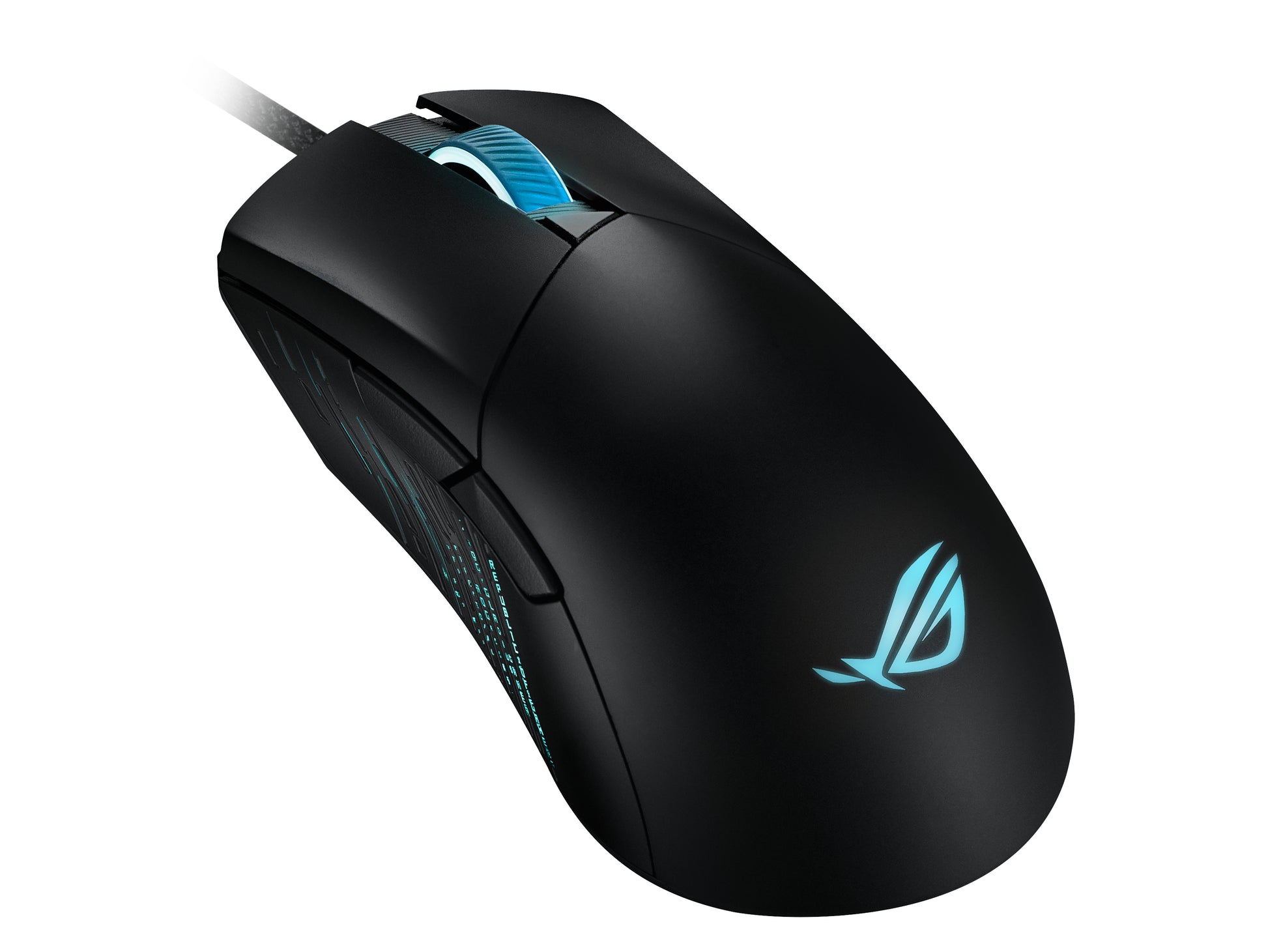 ASUS ROG Gladius III Gaming-Maus – kabelgebunden, 1'000 Hz, 9 Tasten, für Rechtshänder, Beleuchtung, schwarz