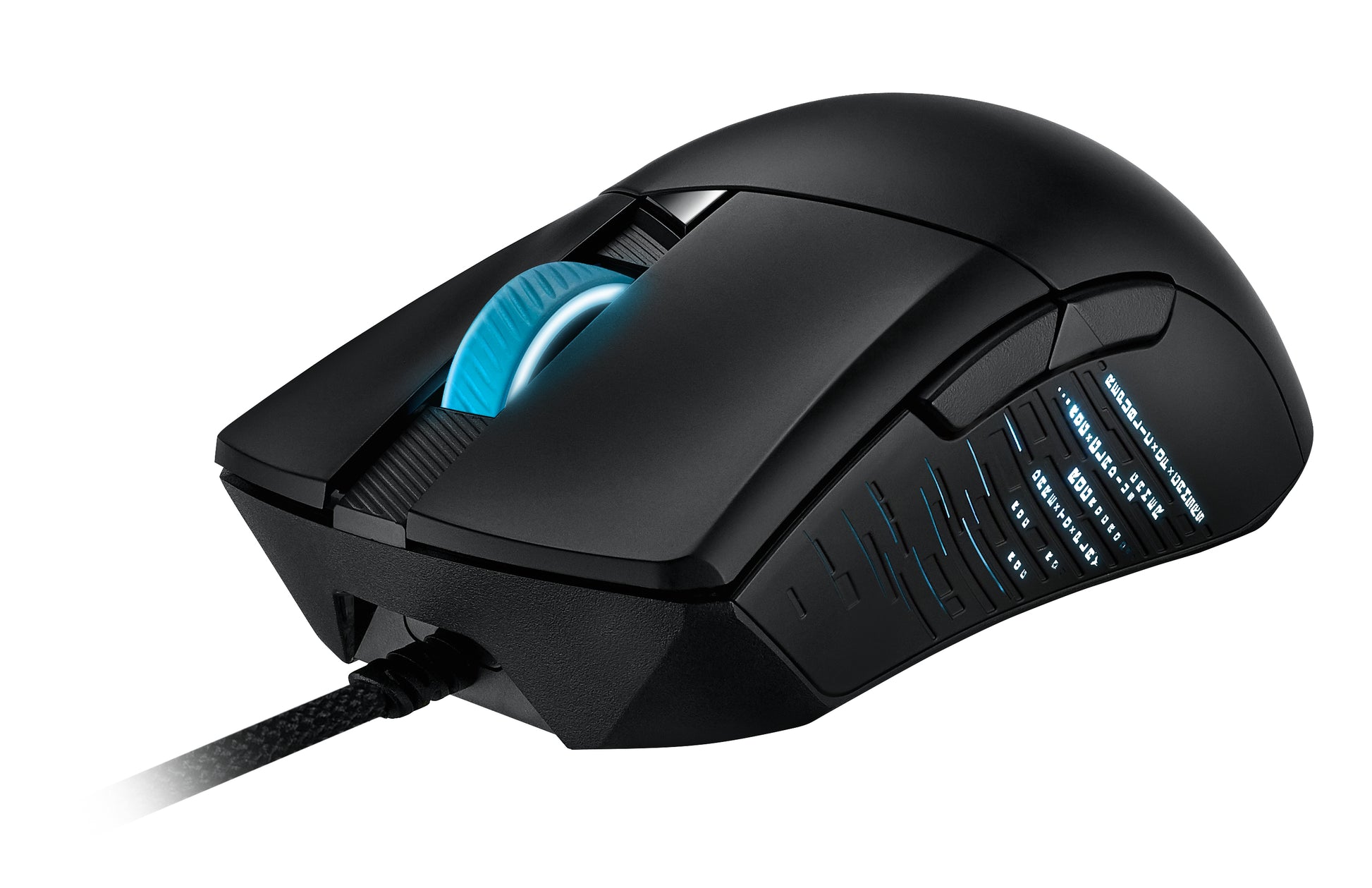 ASUS ROG Gladius III Gaming-Maus – kabelgebunden, 1'000 Hz, 9 Tasten, für Rechtshänder, Beleuchtung, schwarz