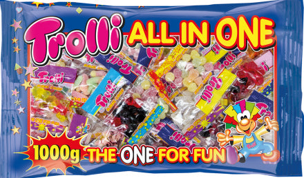 Trolli All in One Fruchtgummi, glutenfrei – 50 × 20 g