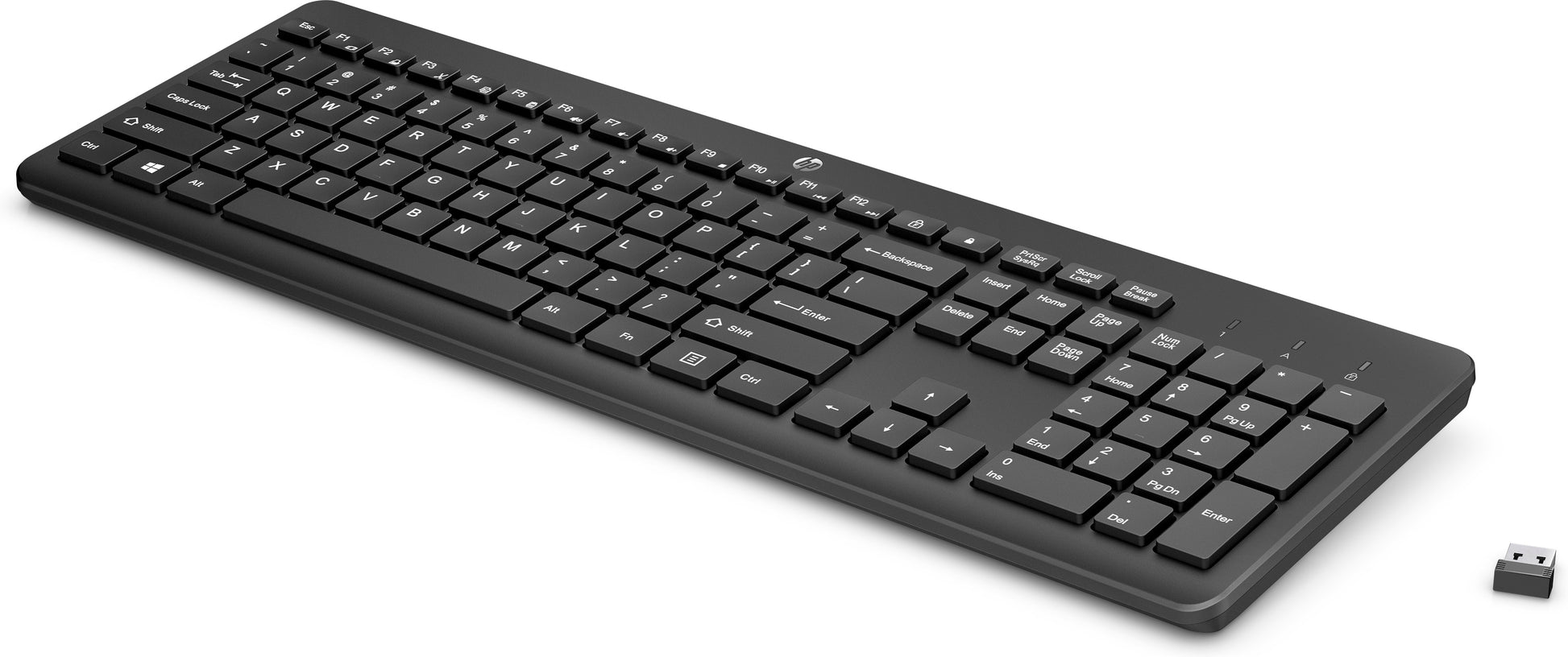 HP 230 Wireless-Tastatur – Volle Grösse (100%), Schwarz