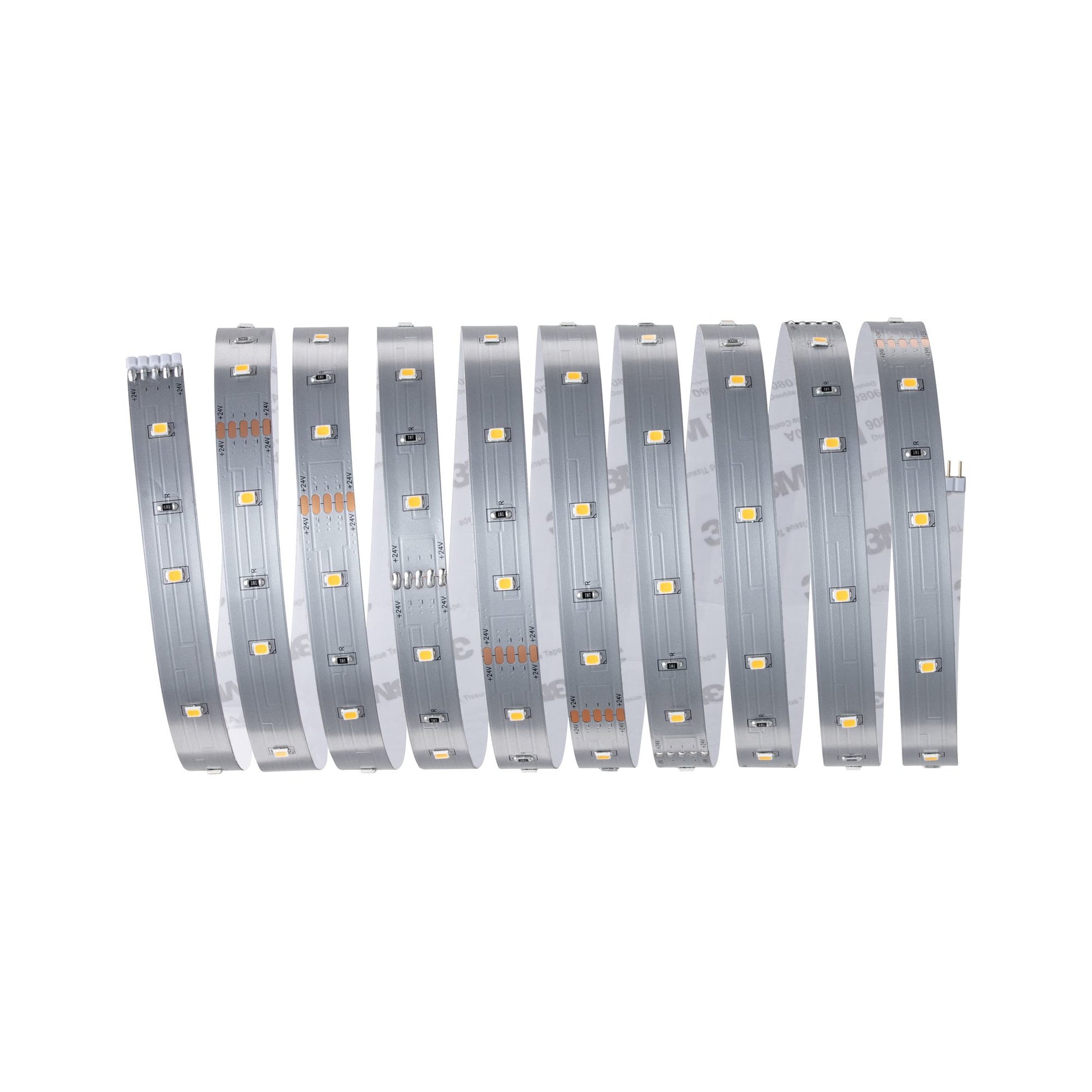 Paulmann LED-Strip MaxLED 250 – Set, 3 m, 900 lm, 12 W, 2700 K, dimmbar, weiss, inkl. Netzteil