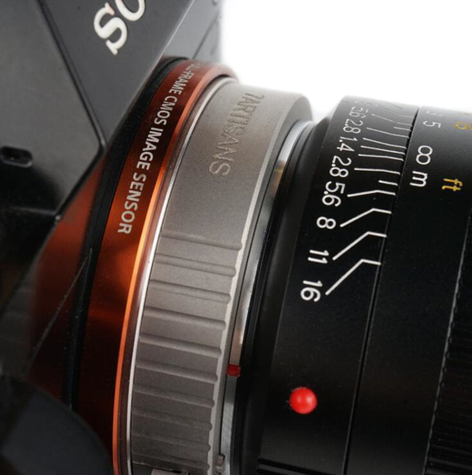 7Artisans Leica Transfer Ring Bajonettadapter – Titan – für Sony E-Mount