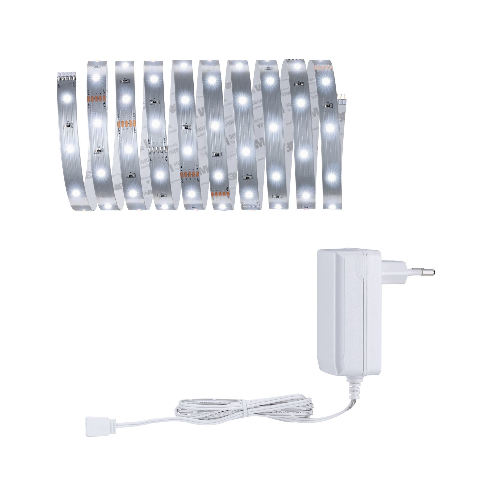 Paulmann LED-Strip – Set, 3 m, 900 lm, 12 W, 6500 K, dimmbar, weiss