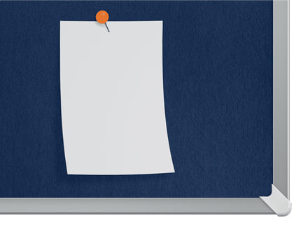 Nobo Filztafel – 58,6 × 42,9 cm – Blau
