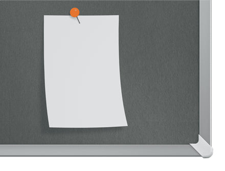 Nobo Filztafel – 58,6 × 42,9 cm – Grau
