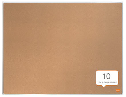 Nobo Korktafel Impression Pro – 58,6 × 42,9 cm – braun, Alurahmen