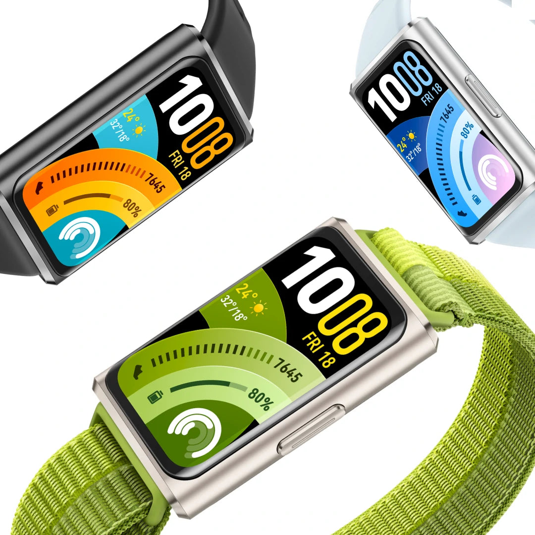 Huawei Band 11 Pro – Aluminium Silber, Sportband Blau, 50 m, für iPhone, Android