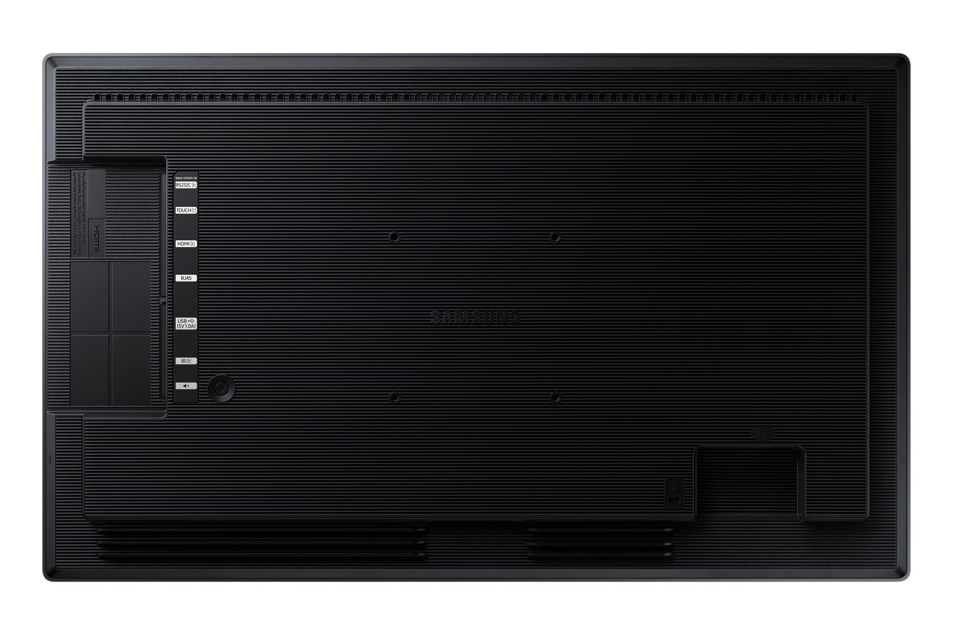 Samsung QB24C-T – Public Display, 24", 16/7, Tizen (SSSP), Mediaplayer integriert, VESA 100 × 100, Schwarz