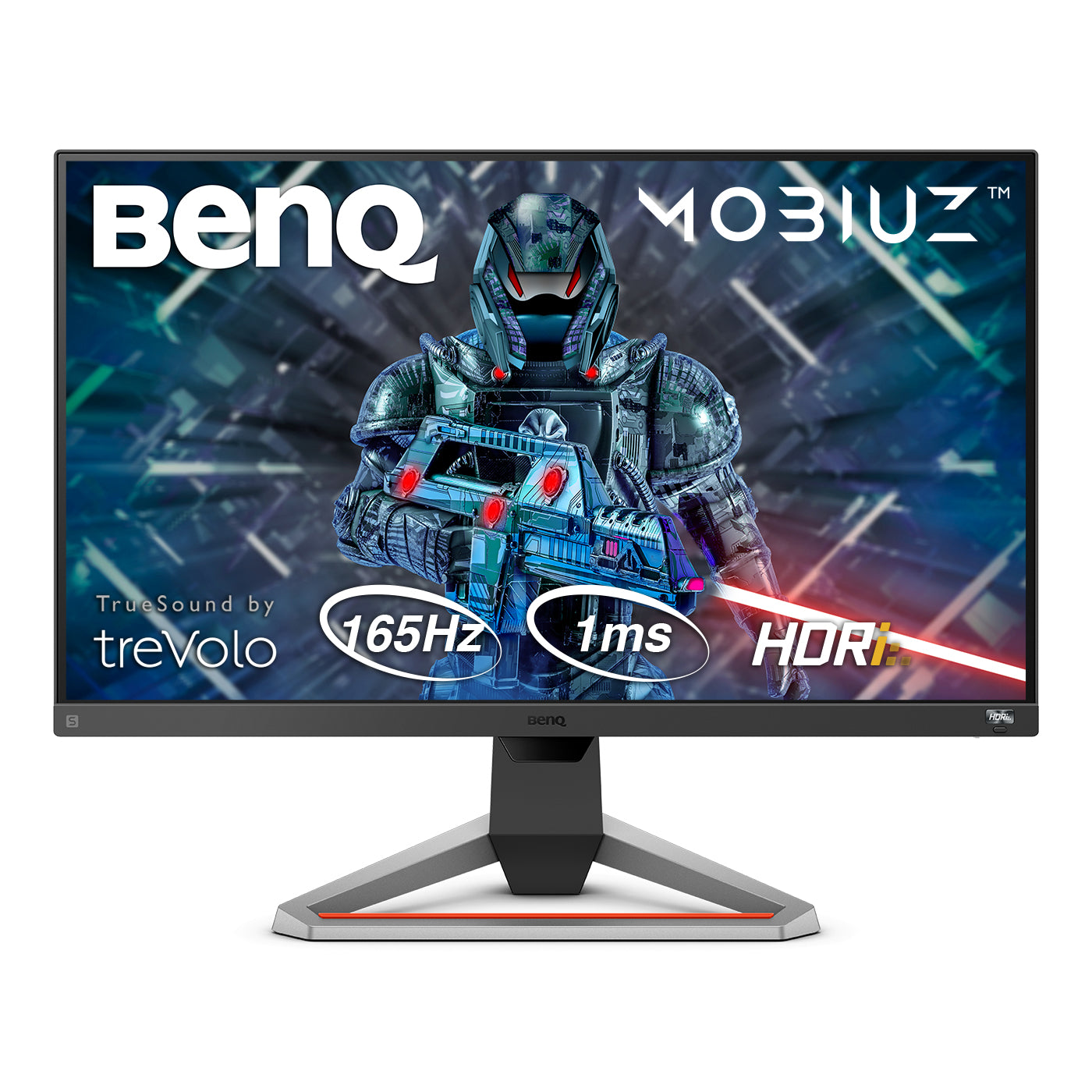BenQ EX2710S – Monitor, 27", IPS, 165 Hz, Lautsprecher, FreeSync, VESA 100 × 100, Schwarz