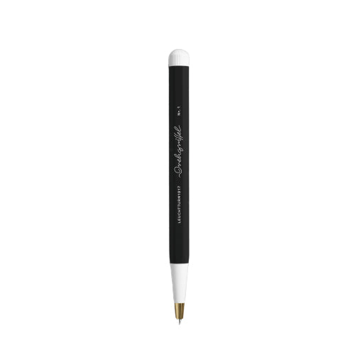 Leuchtturm Gelschreiber, Druckmechanik – Schwarz, Spitze 0,5 mm, dokumentenecht, nachfüllbar, 1 Stk.