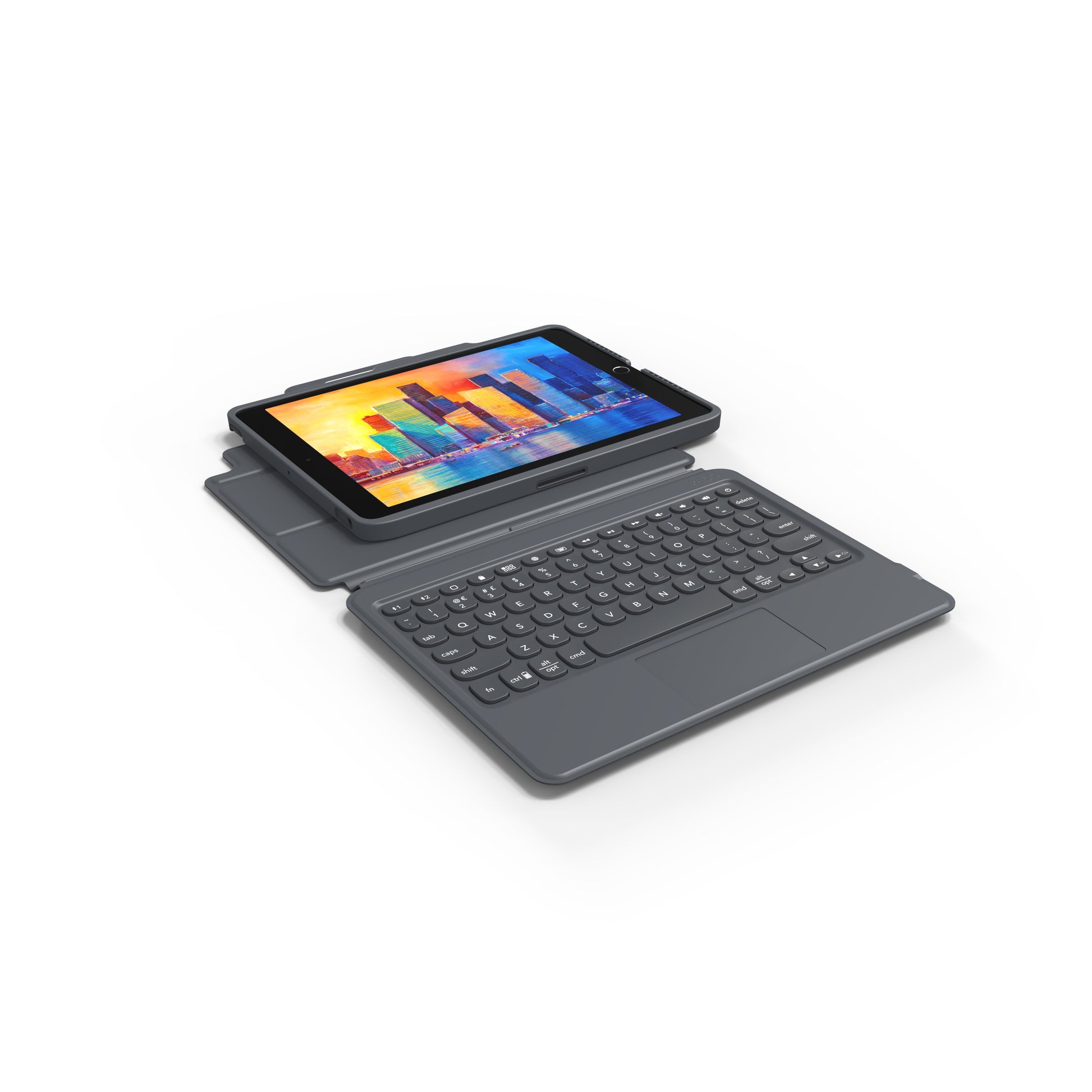 ZAGG KBD Pro Keys – Tastatur mit Touchpad, Schwarz/Grau – für Apple iPad 10,2"