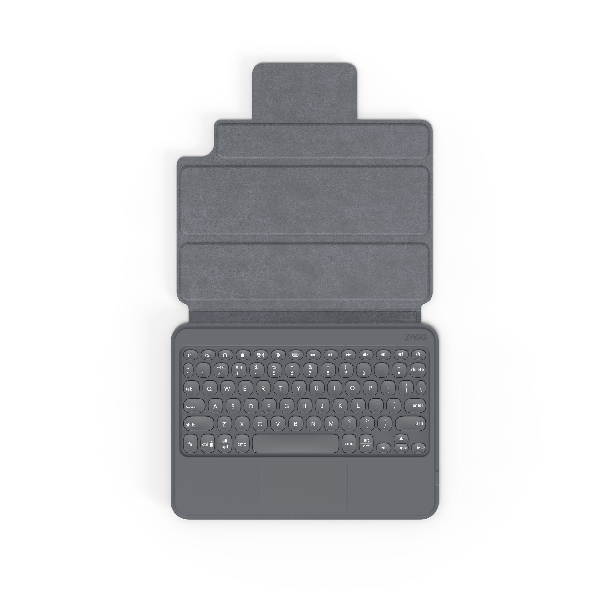 ZAGG KBD PRO KEYS – Tastatur mit Touchpad, Schwarz/Grau – für Apple iPad 10,9"
