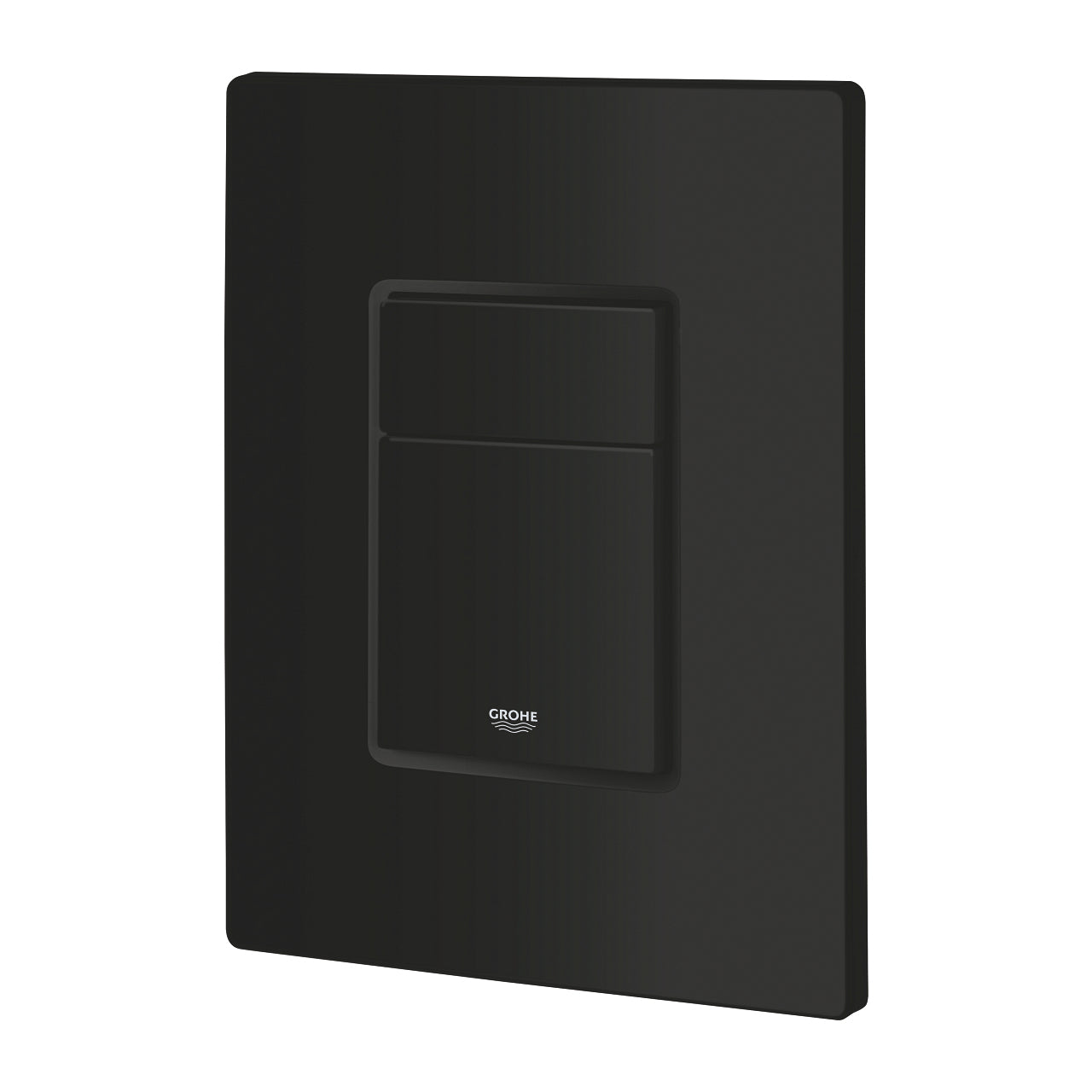 GROHE Even – Abdeckplatte – Kunststoff, Schwarz, 15,6 × 1,2 × 19,7 cm