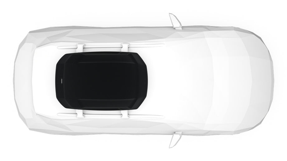 Thule Dachbox Force 3 S – 300 l, belastbar 75 kg – für Dachträger mit Ein-Schlüsselsystem – schwarz