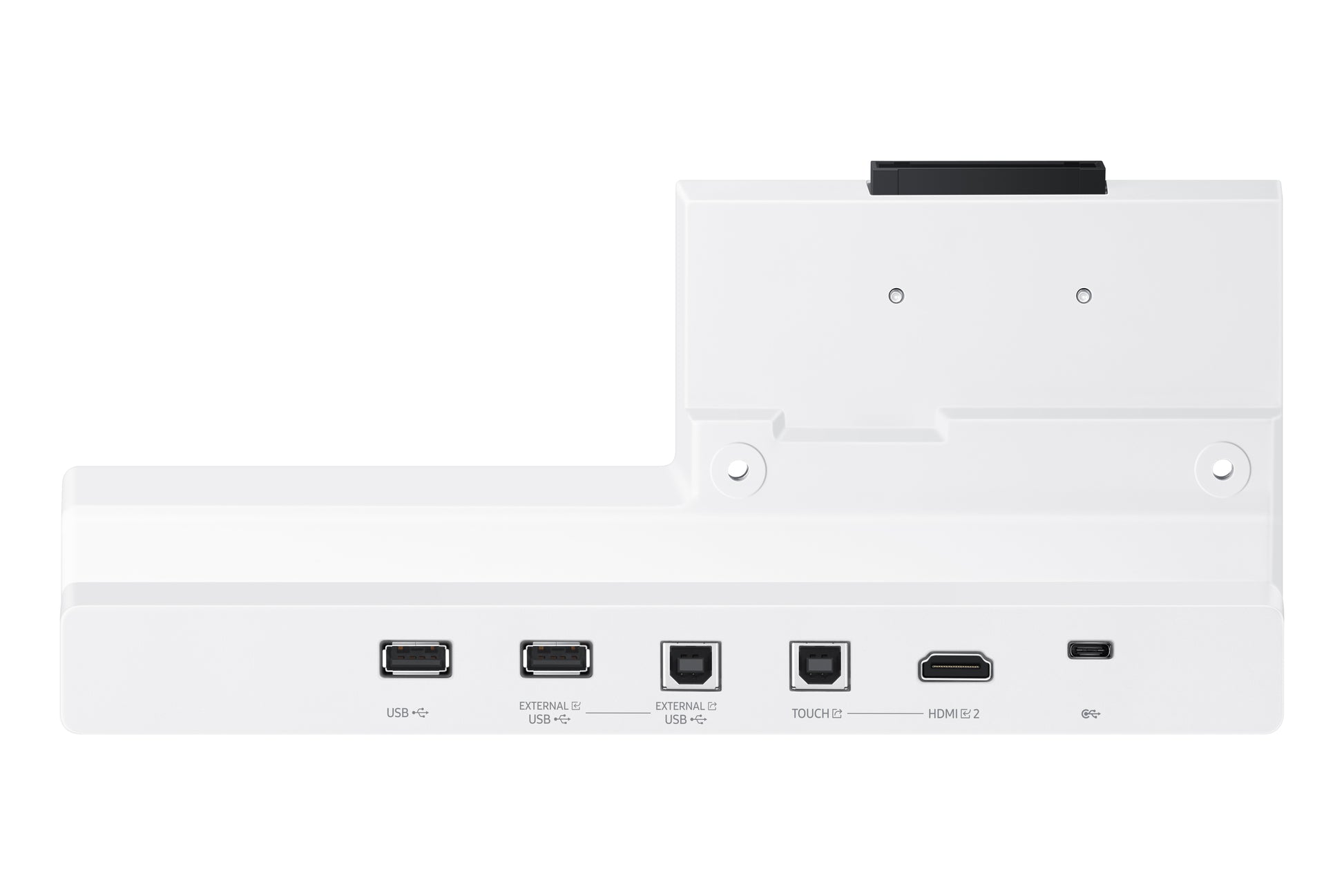 Samsung CY-TF65BBC – Fach für Konnektivität, 1× HDMI, 2× USB-A/1× USB-B/1× USB-C, für Samsung WM65B
