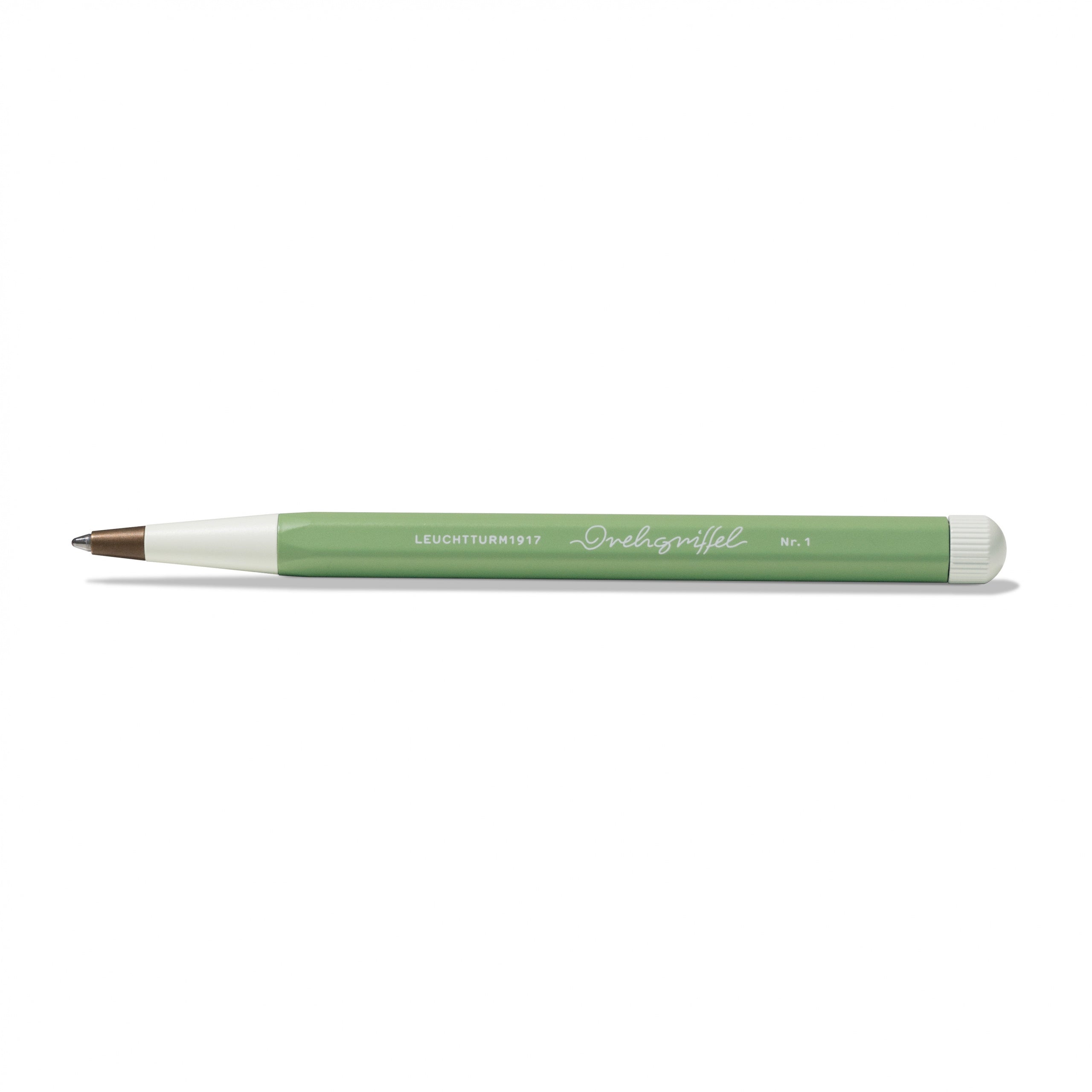 Leuchtturm Gelschreiber, Drehmechanik – Schwarz, Spitze 0,5 mm, dokumentenecht, nachfüllbar