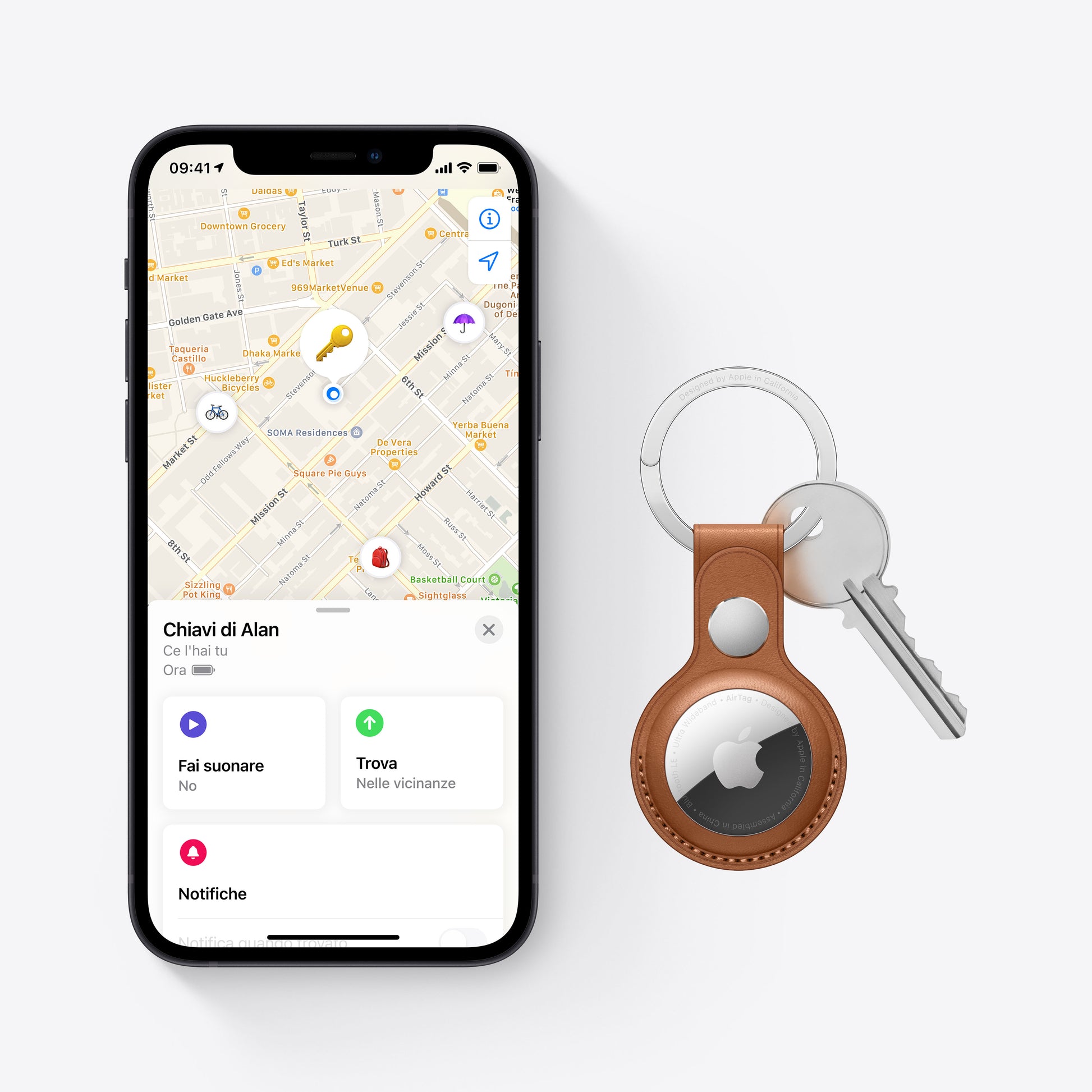 Apple Navigationszubehör AirTag 4er-Pack