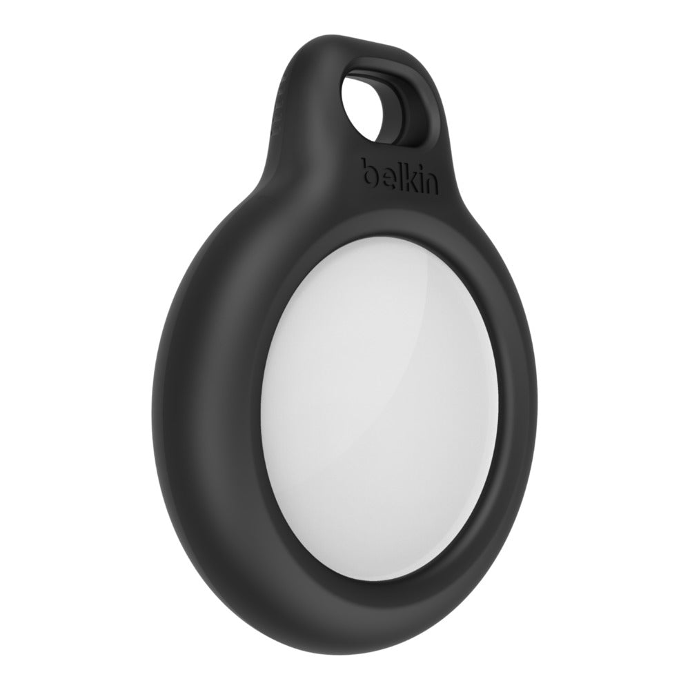 Belkin Schlüsselanhänger – schwarz, mit Ring, 4 Stk. – für Apple AirTag