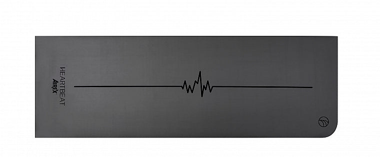 Airex Yogamatte Heartbeat – 61 × 183 cm, 0,4 cm, Anthrazit