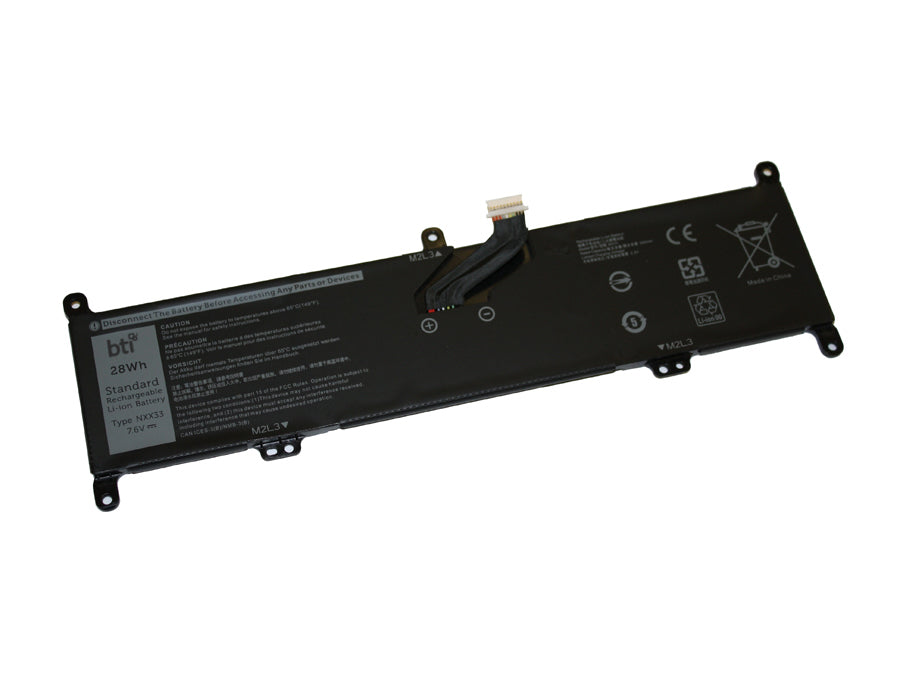 BTI Notebook-Akku – für Dell Inspiron 3195 2-in-1 – 28 Wh, 7,6 V (2 Zellen) – Schwarz