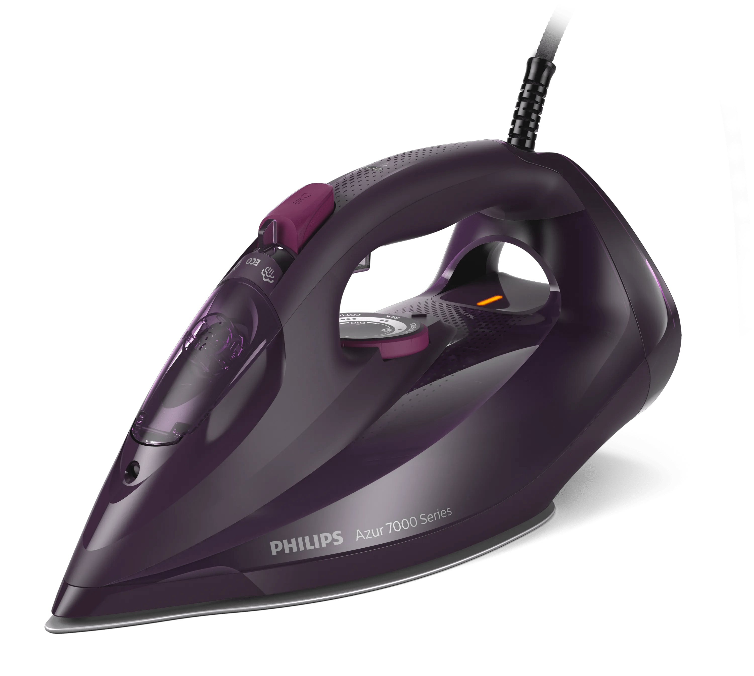 Philips Dampfbügeleisen DST7061/30 – 3000 W, SteamGlide Elite-Sohle, Dampfstoß 250 g/min, Violett