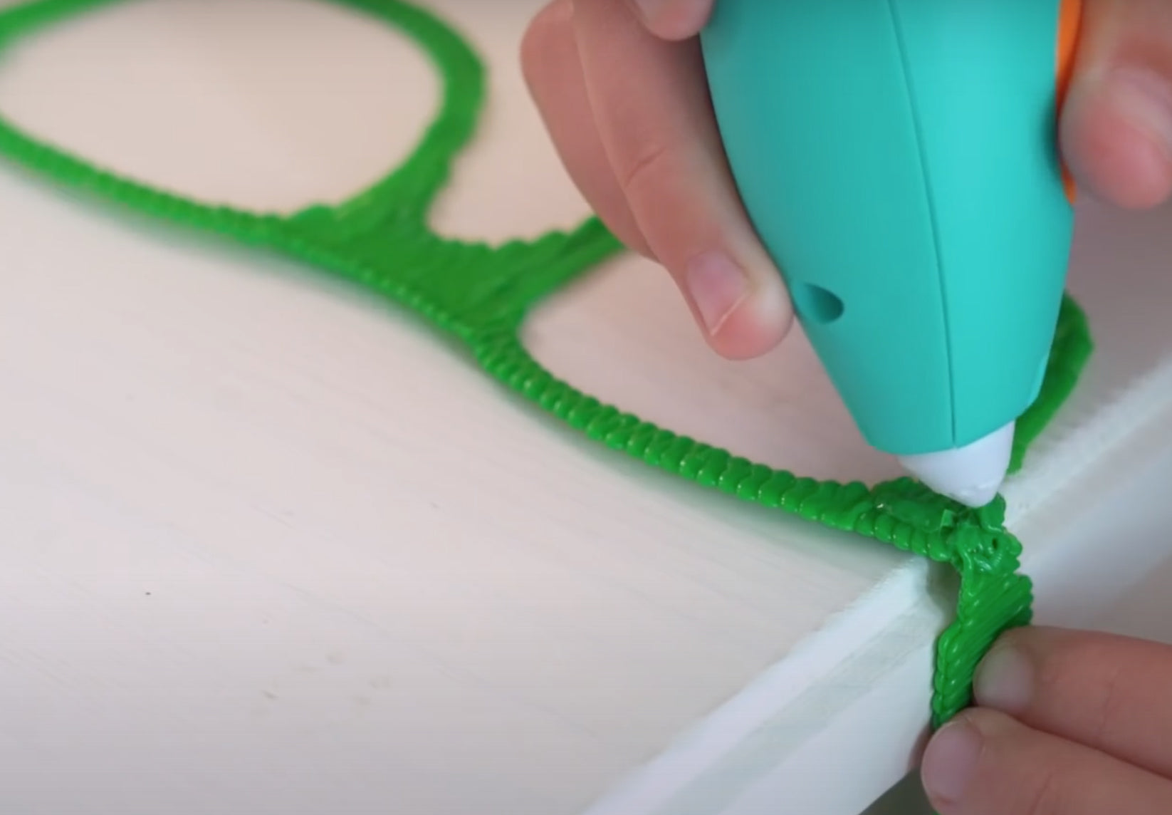 3Doodler Start+ – 3D-Stift – Düsenbreite 0,77 mm, kompostierbarer Kunststoff, türkis, gelb, Set