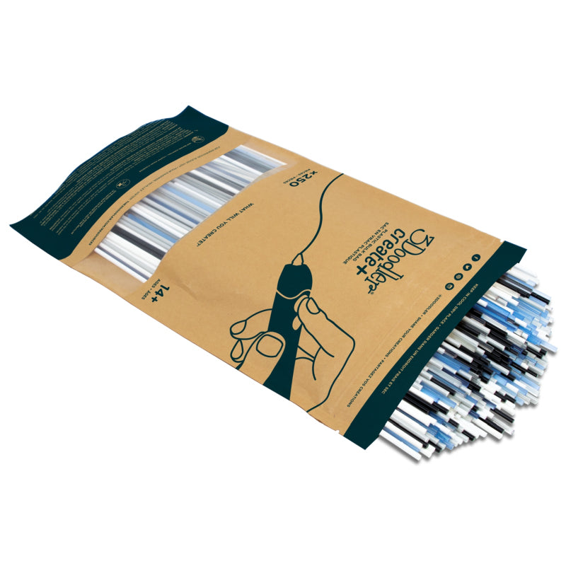 3Doodler 3D-Stift-Filament – Schwarz – für Create+, Pro+ – 250 Stück