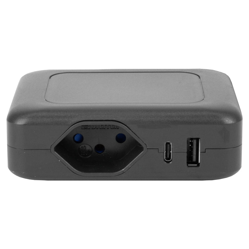 Steffen Ladestation IQ 1xT13 + 1x USB-A/C – Kabel 1,5 m