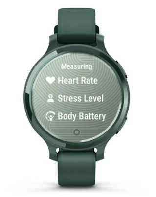 Garmin Lily 2 Active 38 mm GPS – Aluminium Grün, Sportarmband, Jaspisgrün, 50 m, für Android, iPhone