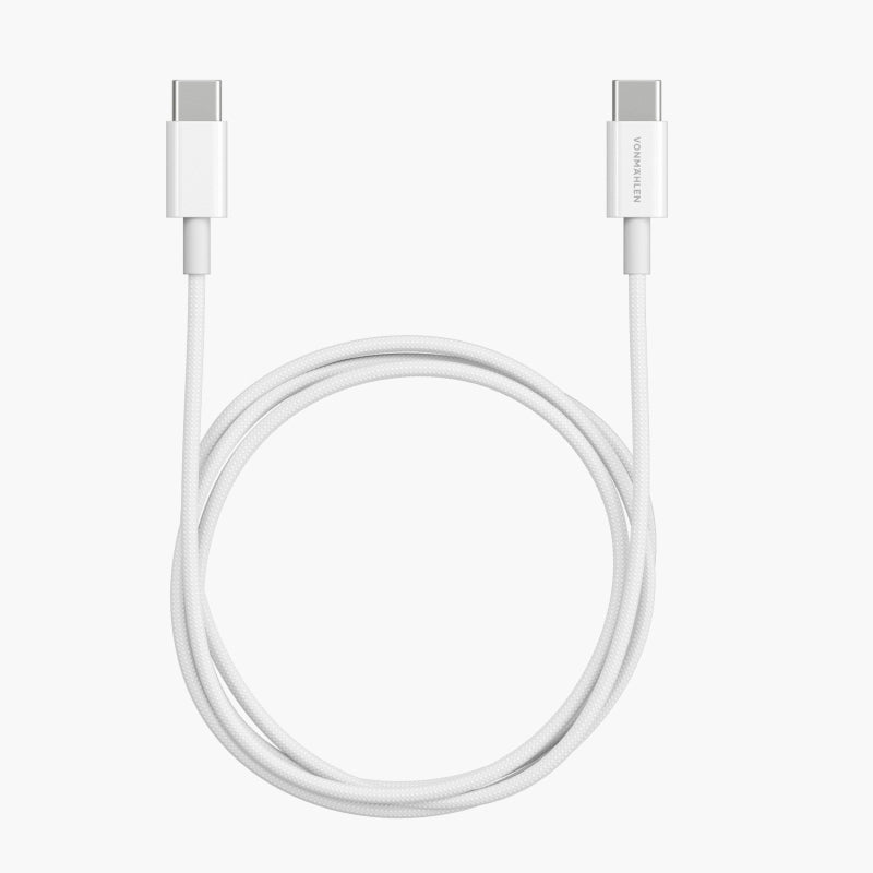 Vonmählen USB-Kabel, USB-C zu USB-C, 2 m, USB 2.0, Ladekabel