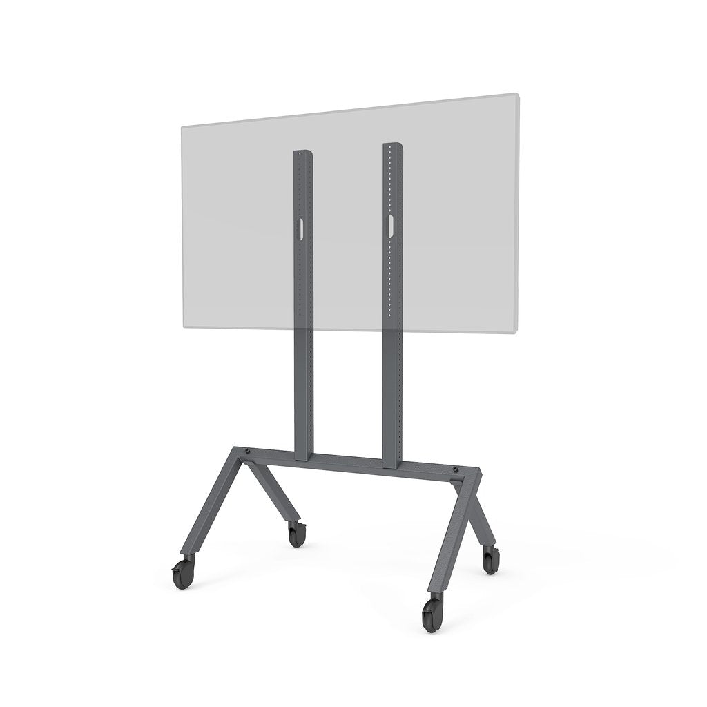 Heckler Design TV-Wagen – 50–75" – VESA 400×400 – bis 136,1 kg, mit Rollen – H714-BG