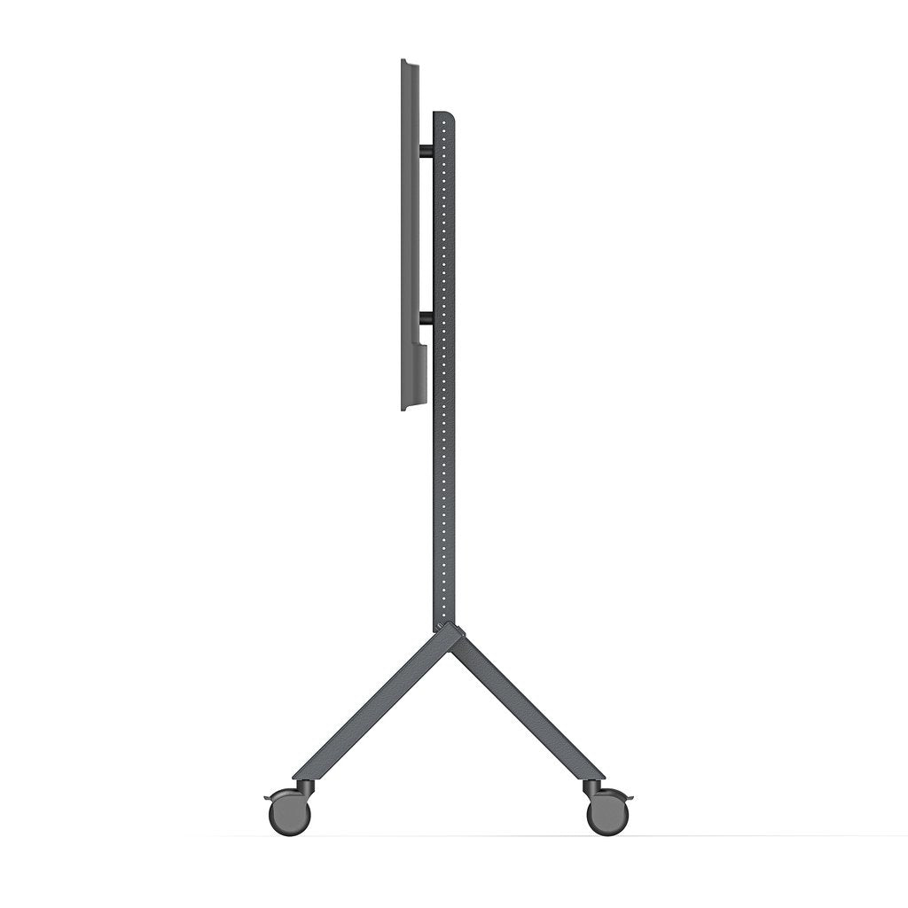 Heckler Design TV-Wagen – 50–75" – VESA 400×400 – bis 136,1 kg, mit Rollen – H714-BG