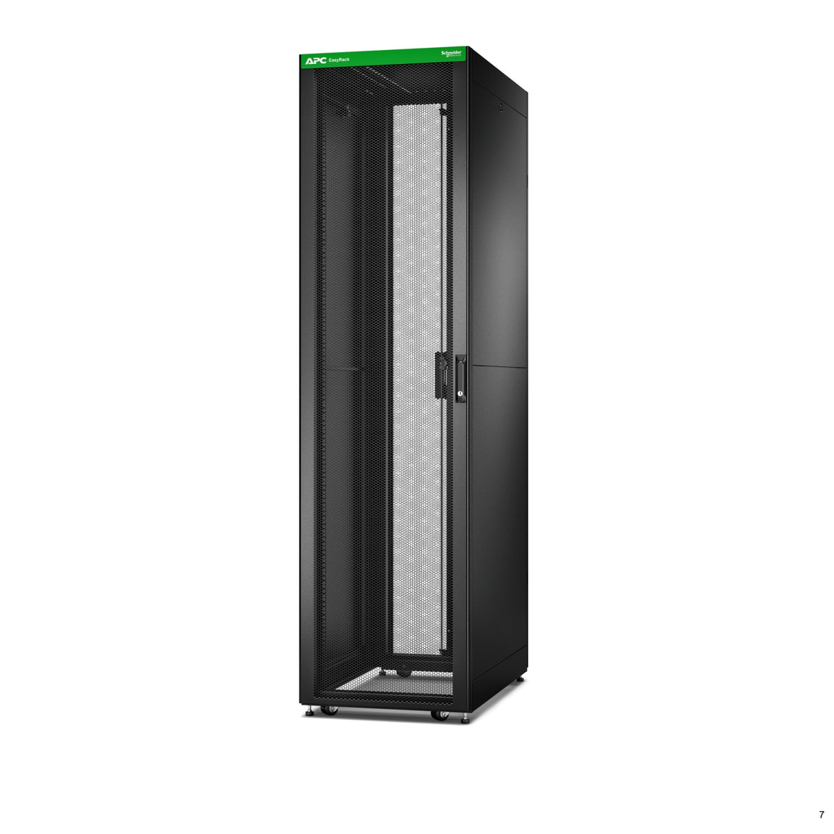 APC Easy Rack – 19" Netzwerkschrank 48U, mit Rollen, 600 × 1000 × 2258 mm, schwarz