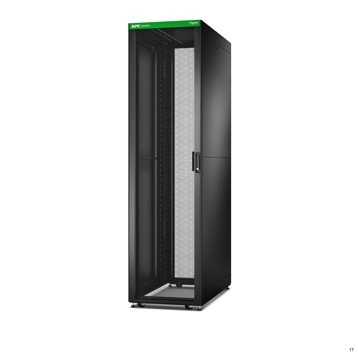 APC Easy Rack – 19" Netzwerkschrank 48U, mit Rollen, 600 × 1200 × 2258 mm, schwarz