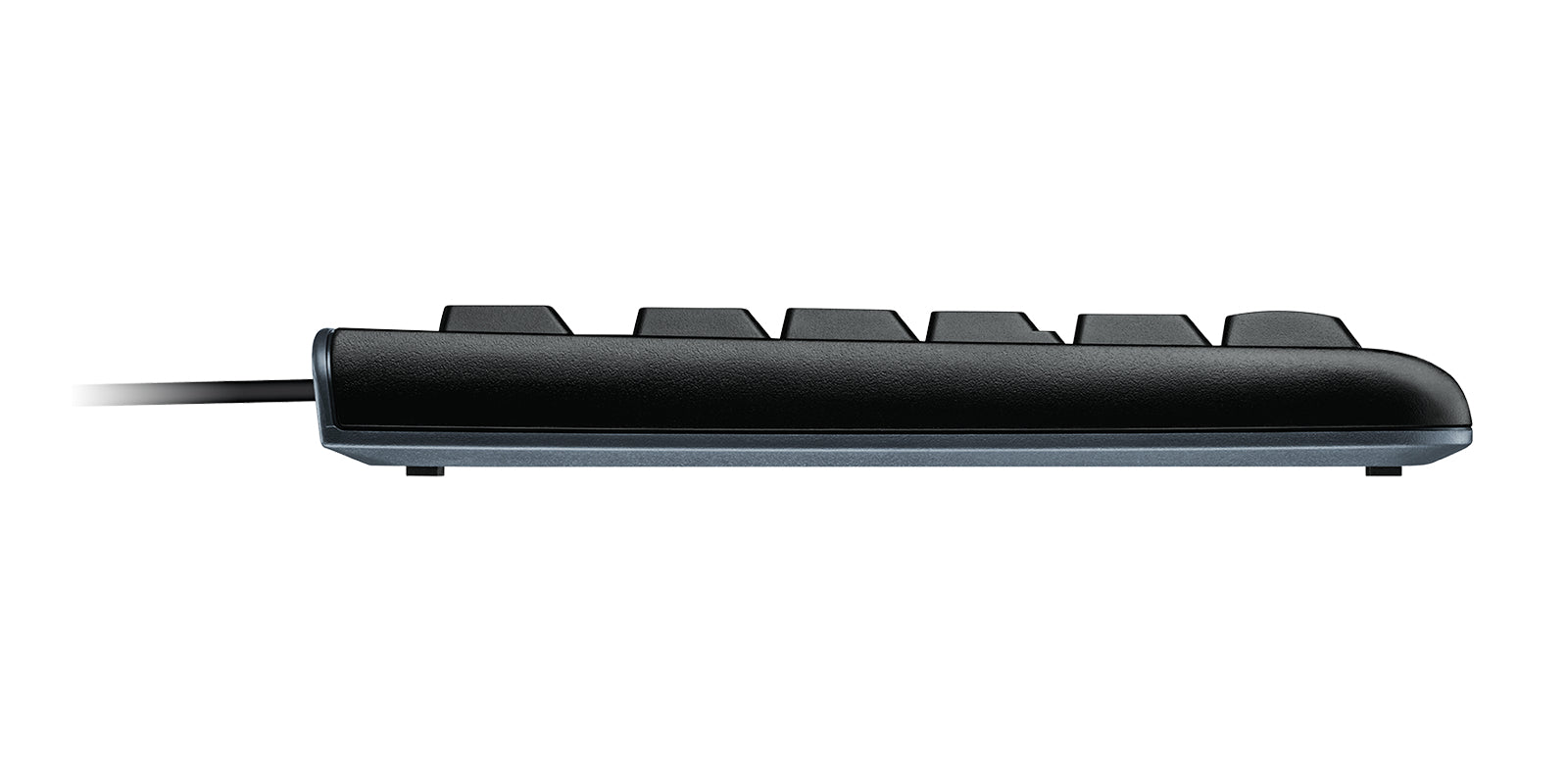 Logitech MK120 – Tastatur-Maus-Set – kabelgebunden – QWERTY (US-INT) – spritzwassergeschützt – Schwarz