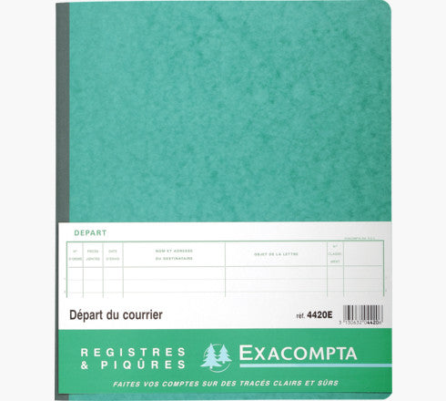 Exacompta Register 'Ausgangspost' – 320 × 270 mm – 80 Seiten, 110 g/m²